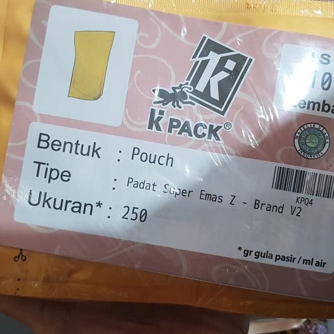 

Produk Baru!! Super Emas Kemasan Snack Kopi Keripik Abon Uk 13x20cm with zipper