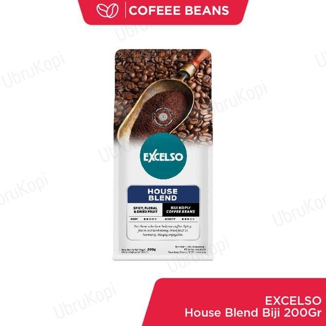 

EXCELSO BIJI KOPI HOUSE BLEND 200G TERMURAH