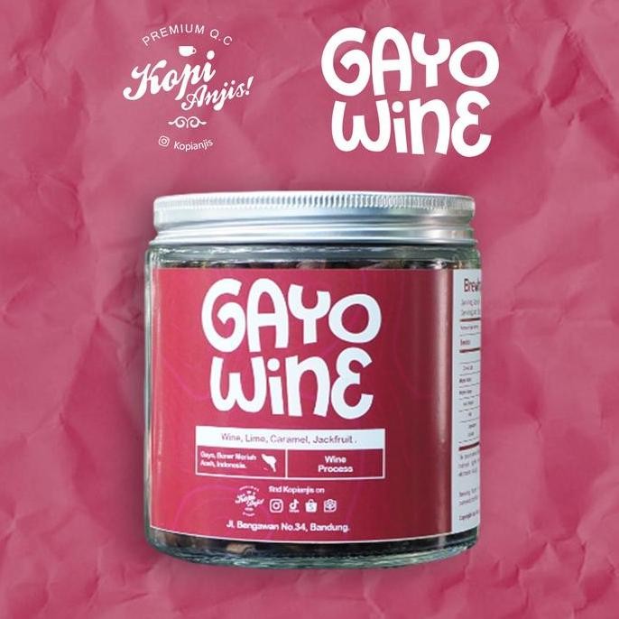 

BIJI KOPI ARABIKA GAYO WINE 200 GRAM - SPECIALTY ROAST BEANS ( GAYO WINEY ) TERMURAH