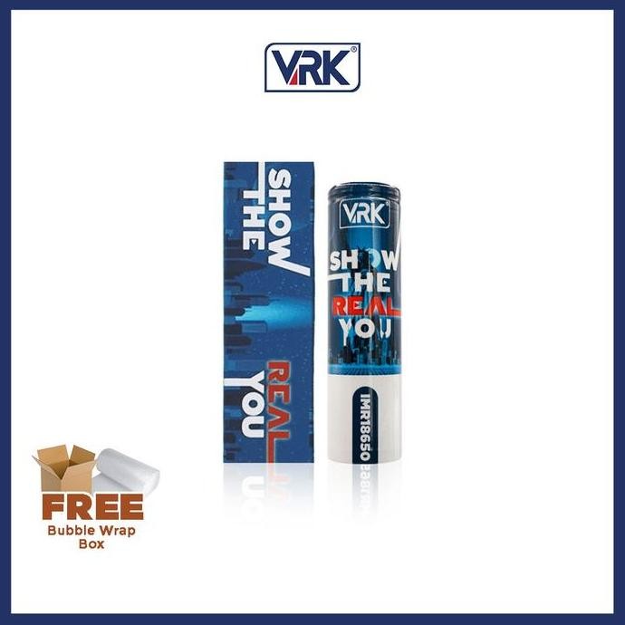baterai vrk 3000mah battery 18650 ori -