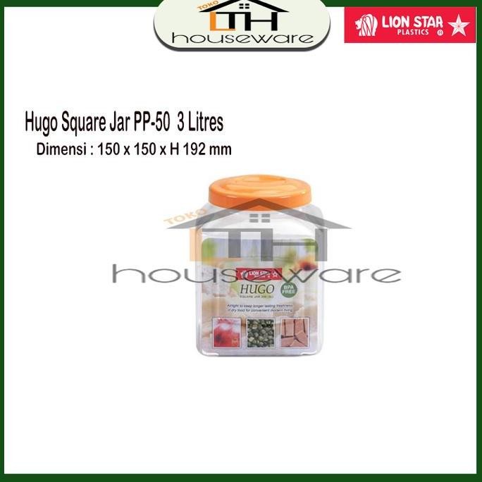 

Produk Baru!! TOPLES/TEMPAT SELAI SEGI 3 L-HUGO SQUARE JAR 200-LION STAR PP-50
