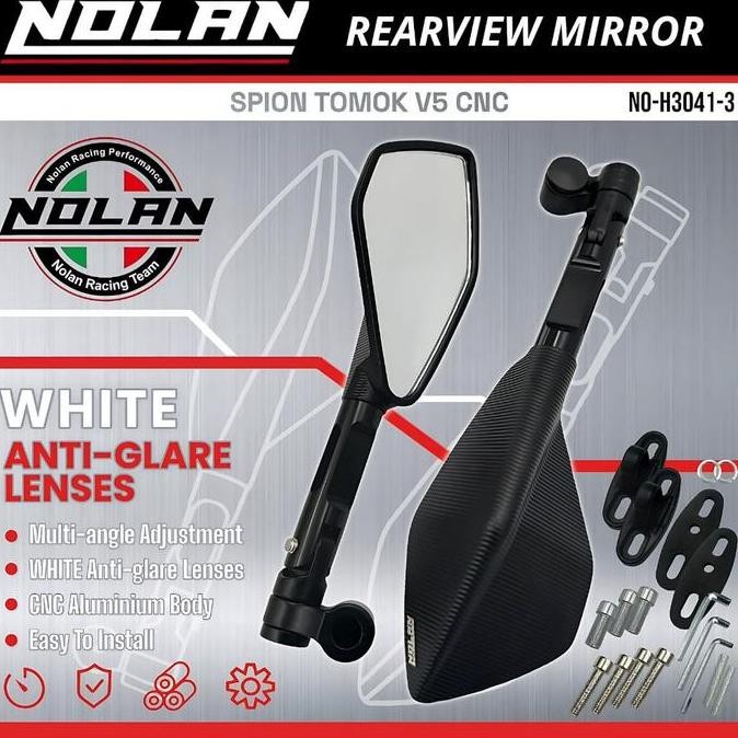 siap kirim spion nolan tomok v5 jumbo universal vario 160 vario 125 vario150 pcx 150 adv 150 pcx 160
