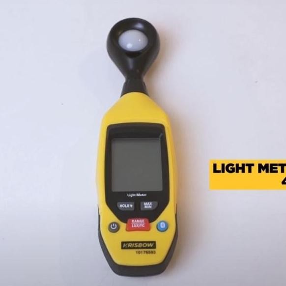 krisbow alat ukur light meter digital 40.000 lux