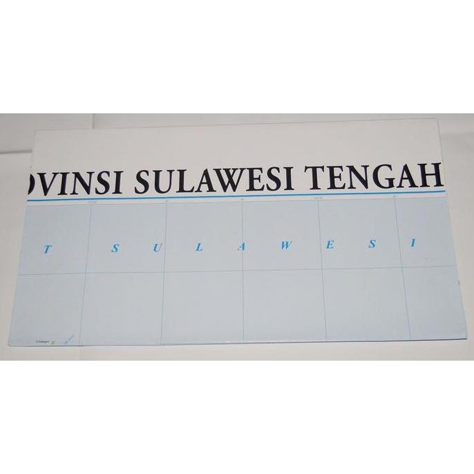 

ready stock Peta Provinsi Sulawesi Tengah (Lipat)