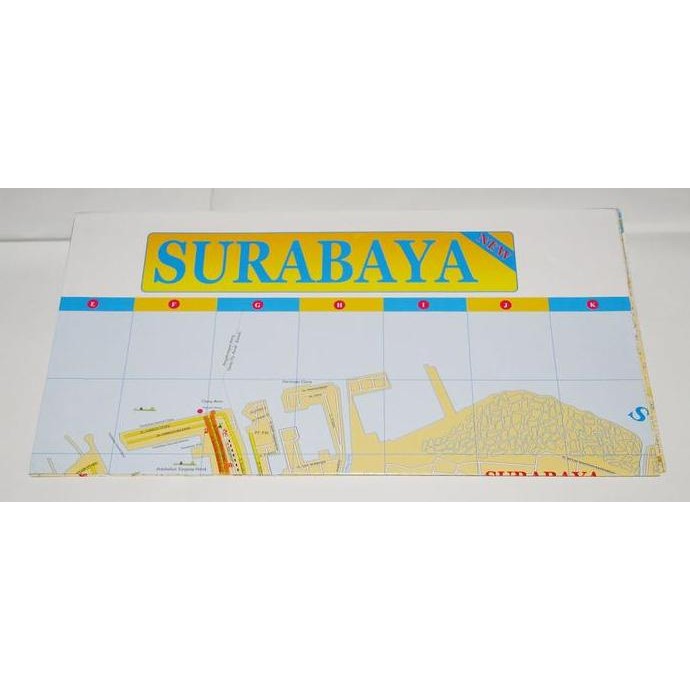 

ready stock Peta Kota Surabaya (Lipat)