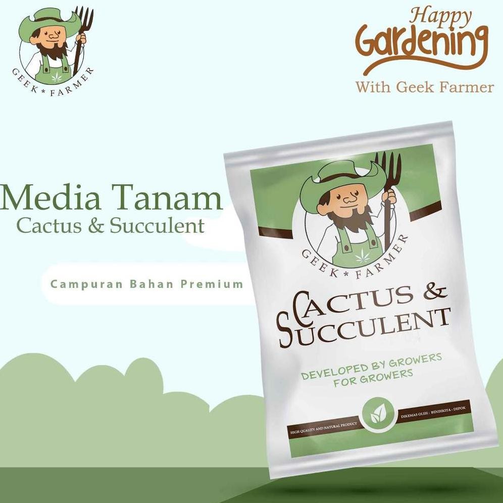 Geek Farmer - Media Tanam Kaktus dan Sukulen
