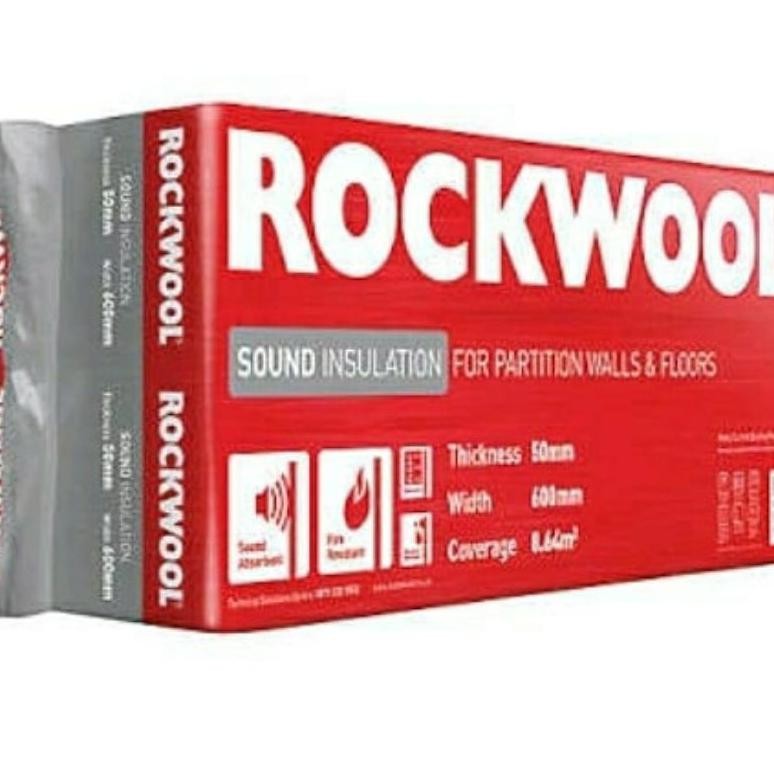 Rockwool Peredam Suara 60CMX120CM Tebal5CM Density_60