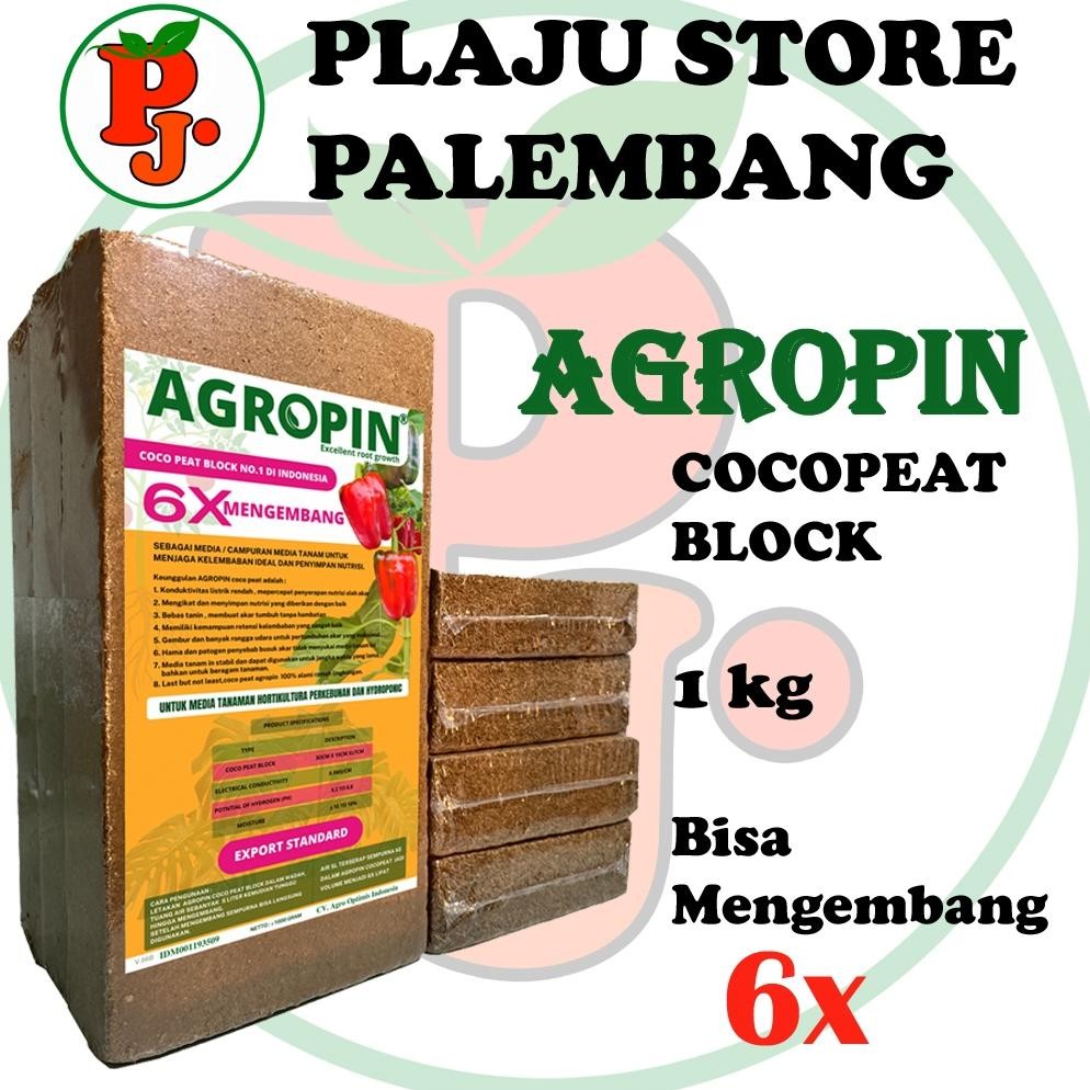 AGROPIN Media Tanam Hydroponic Cocopeat Block Low EC 1000 gram / 1 kg
