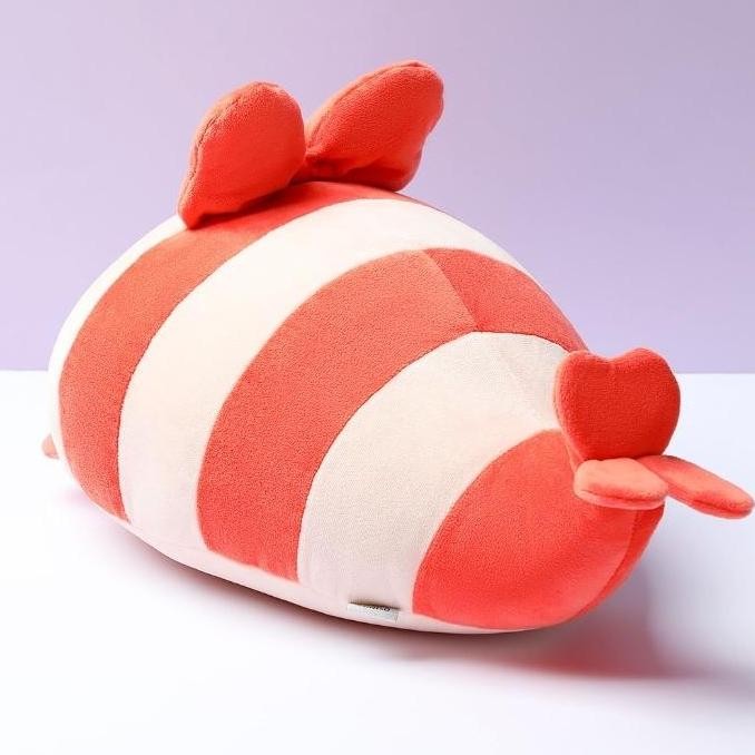 MINISO Boneka Udang Lucu - Vitality Cafeteria Lying Plush Toy