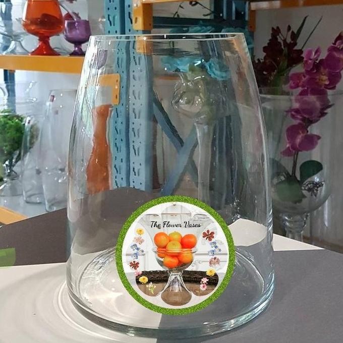 Promo Vas bunga kaca merk WW Design / Bulleta A/ Flower vase / Diamas COD