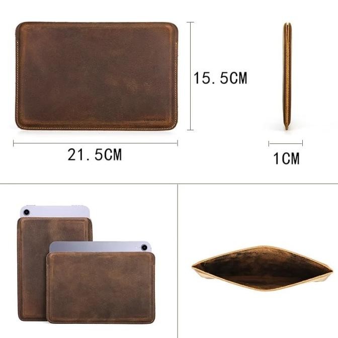 Grosir For Ipad Mini 6 Case Genuine Leather Sleeve For Ipad Mini 6 8.3 Inch