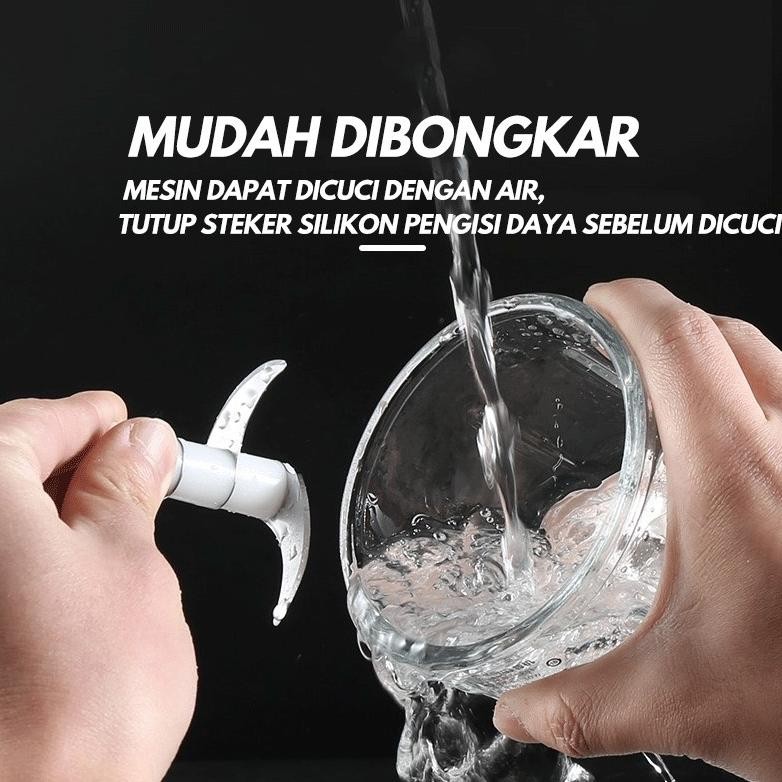 ad-56 At43 Abeni blender mini /USB Chopper Multifungsi Food Chopper Chopper Bumbu Dapur Giling Dagin