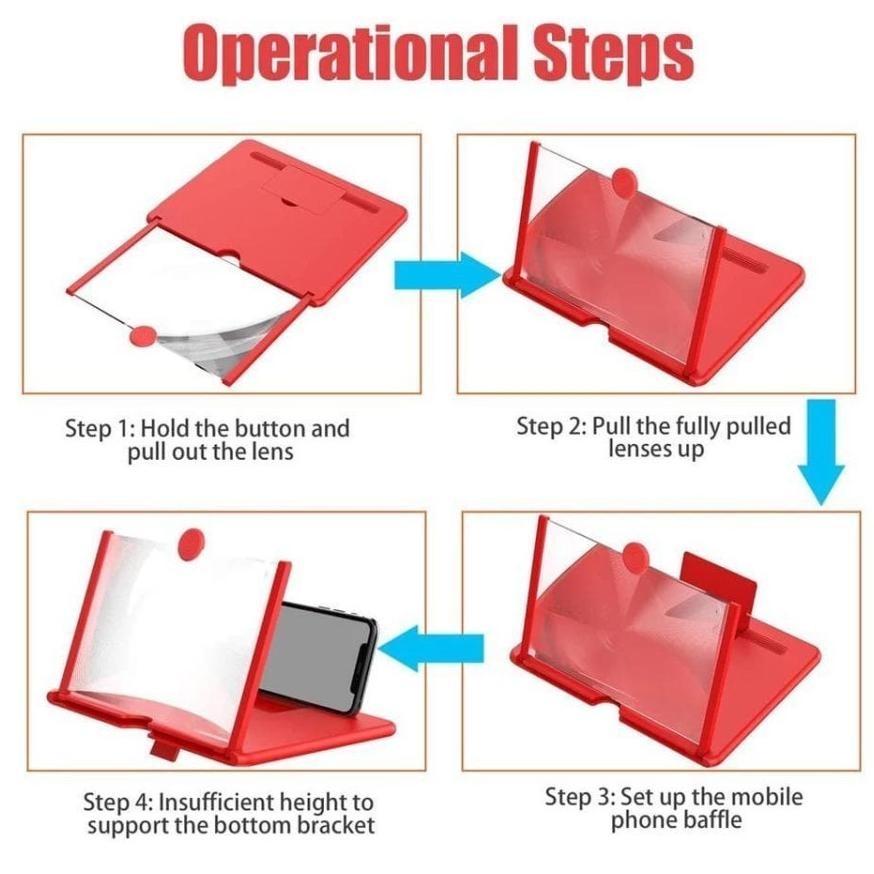 An85 er-79 PEMBESAR LAYAR HP ORIGINAL / KACA PEMBESAR HP/ PEMBESAR KACA 12 INCH / PEMBESAR KACA ANDR