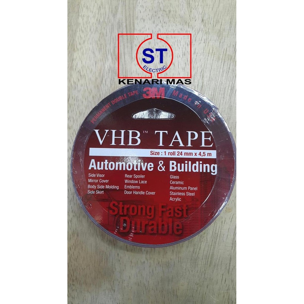 DOUBLE / DOBLE TAPE FOAM 3M VHB Besar 24mm / VHB 24 / VHB24 / VHB 3M