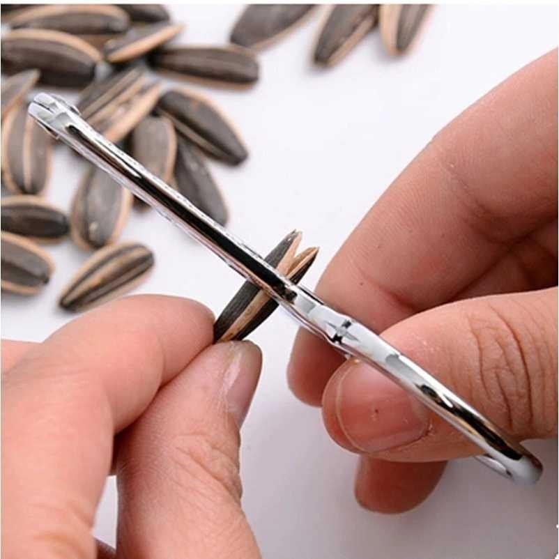 Alat Pembuka Kulit Kuaci Alat Pembuka Kacang Pembuka Kacang Almond Sunflower Seed Plier Cracker Gunt