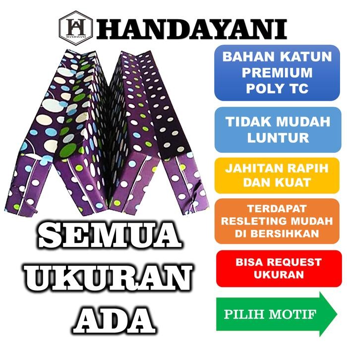 TerbaikNanCepat- Cover Kasur Lipat / Sarung Kasur Busa Resleting / Sprei Resleting Busa