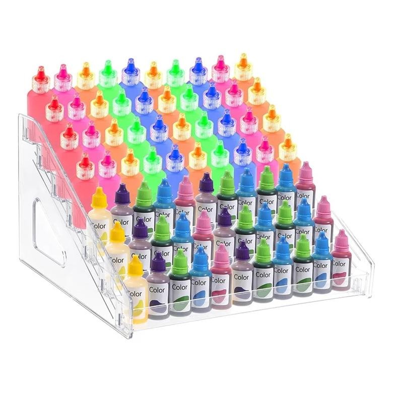 

Clear Acrylic Paint Organizer (7 Tier),Paint Bottle Organizer,Acrylic Paint Storage Organizer,Craft Paint Organizer Rack