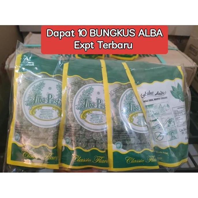 

Sale Permen Alba Pastilles/ Pastilles Original/ 1 Pack Isi 10 Bungkus