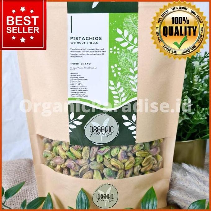 

Sale Kacang Pistachio Panggang Kupas 1 Kg / Roasted Pistachio Peeled 1 Kg Premium Quality