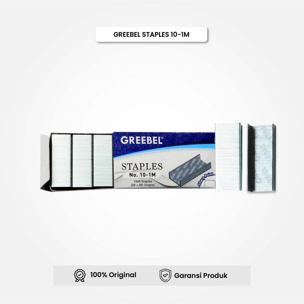 

Isi Staples 10 / 1M (PCS) / Isi Stapler / Isi Jepretan / Refill Stapler Atk Office GREEBEL