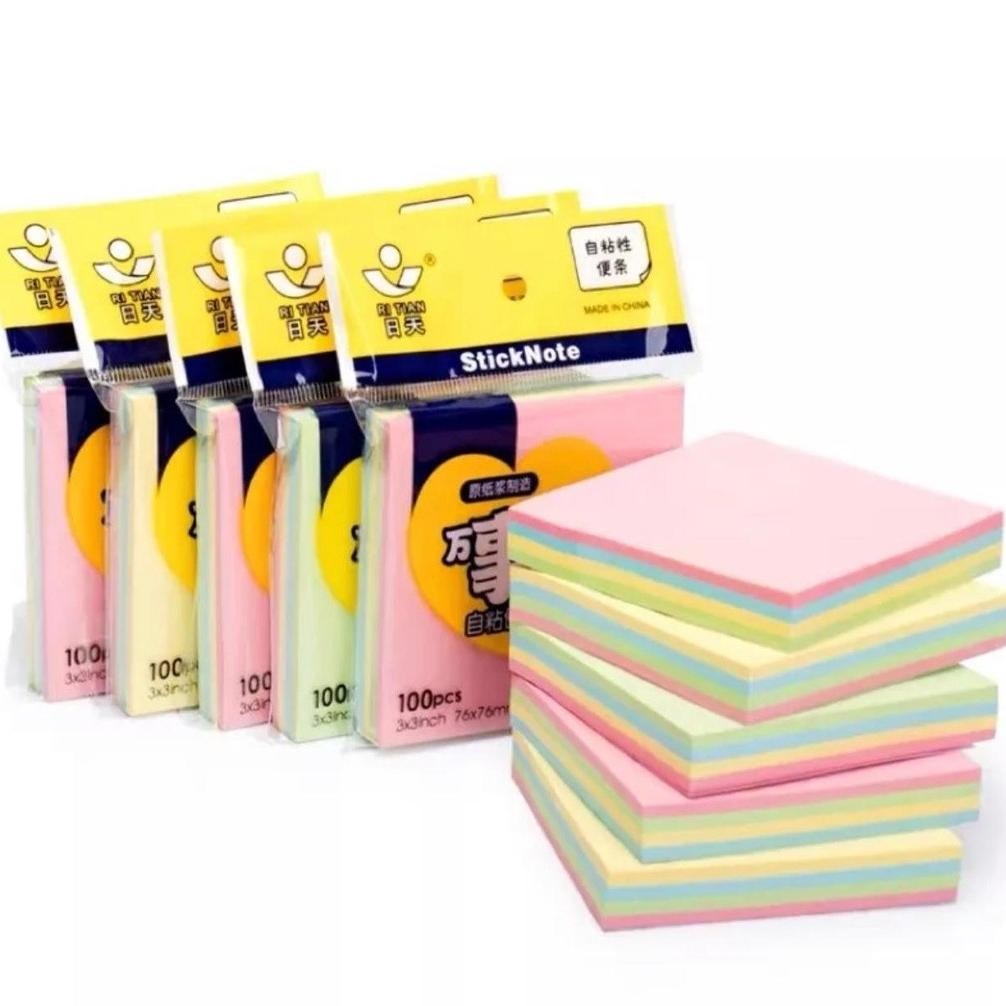 

Ad-77 Ox04 Memo Sticky Note Kertas Tempel Sticky Note Polos Kertas Memo Polos Berkualitas