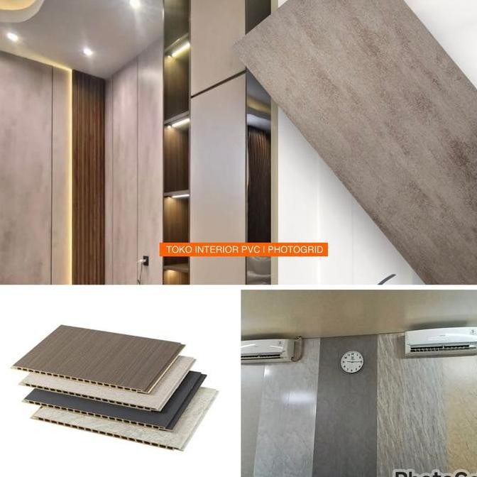 Murah Wallboard Dinding Pvc Hiasan Dinding Kayu