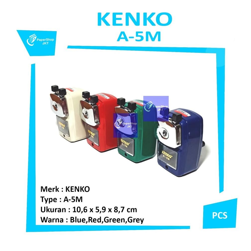 

KENKO - A-5M Pencil Sharpener - Rautan Pensil - Pcs
