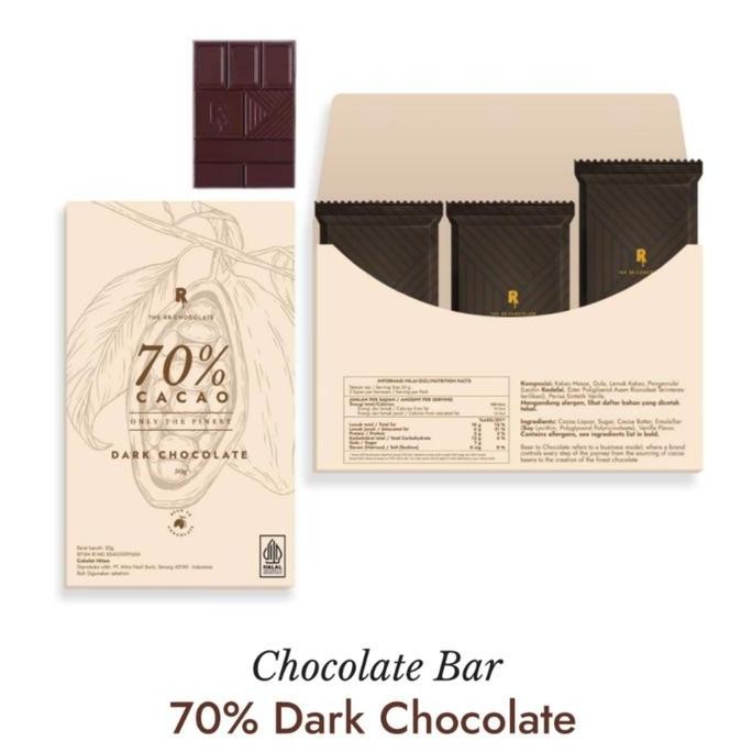 

Sale The Rr Chocolate - Cokelat Bar - 70% Dark Chocolate