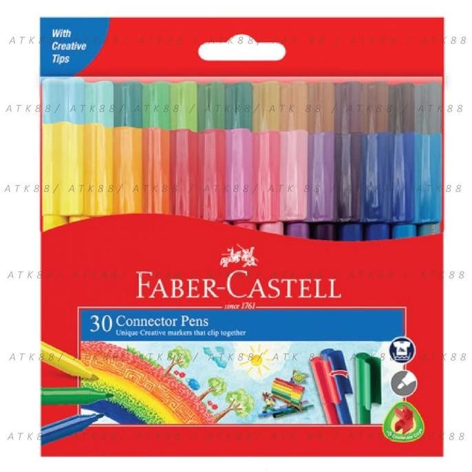 

Termurah Spidol Warna Faber-Castell Connector Pens 30 Colours