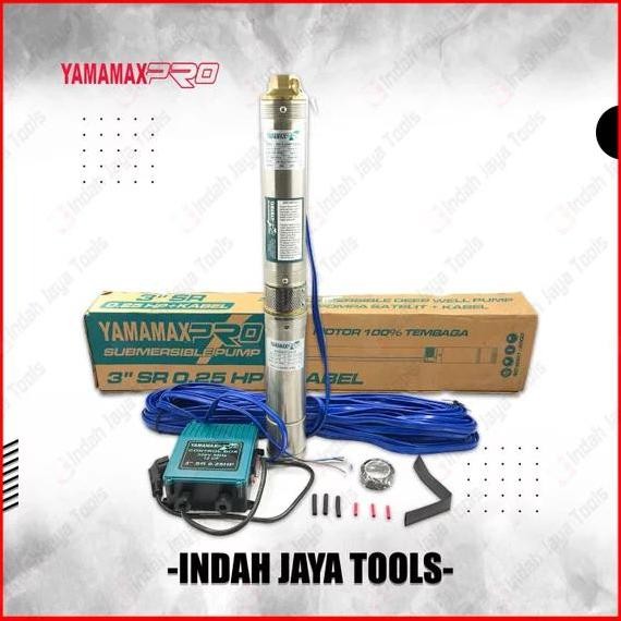 TERMURAH YAMAMAX PRO 3" SR POMPA SATELIT 0.25 HP SIBLE SUBMERSIBLE SUMUR BOR