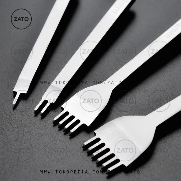

baru stitching hole punch 1set isi 4 pcs | prong | leather tools