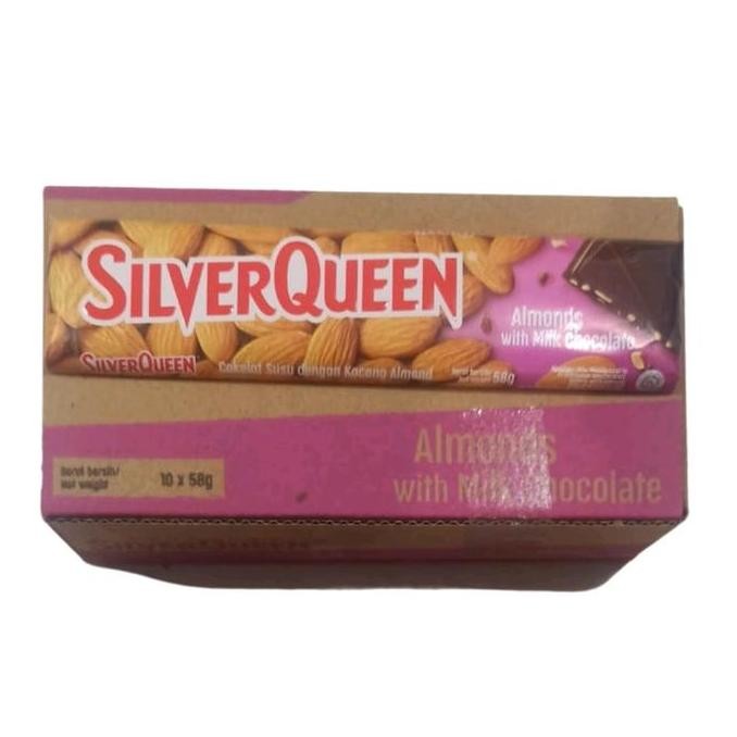 

Grosir Silverqueen Coklat 1 Box Isi 10 @ 55 Gram