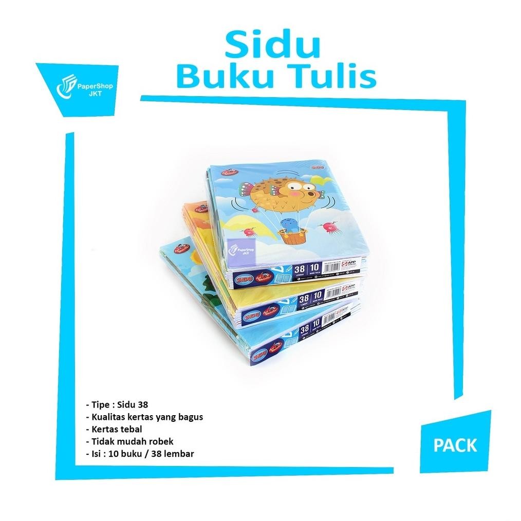 

SIDU - Buku Tulis Varian 10-38 Lembar - PACK