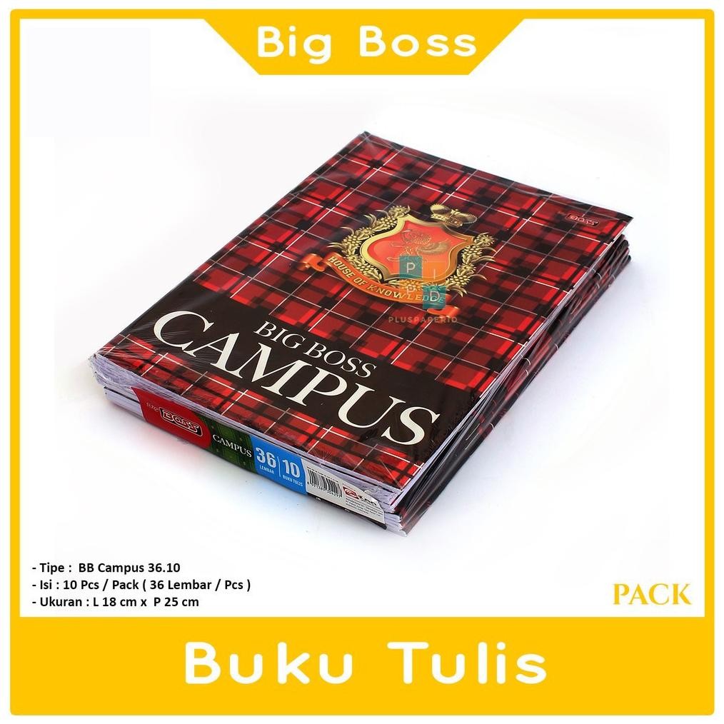 

BIG BOSS - Campus Buku Tulis Garis 36 Lembar - Pack