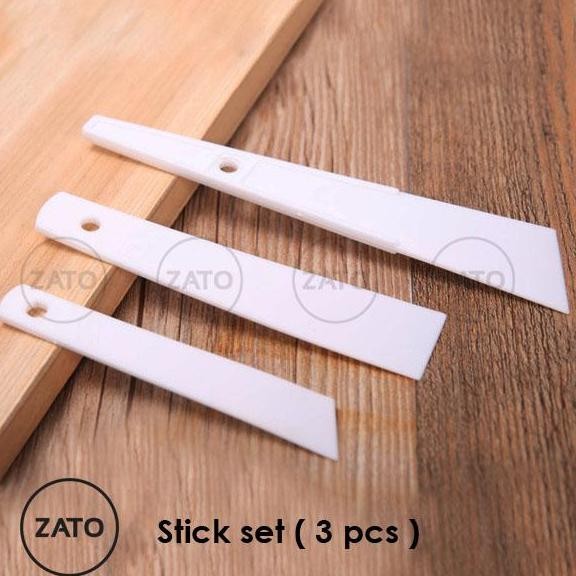 

baru stick set isi 3 size | leather tools | peralatan kulit