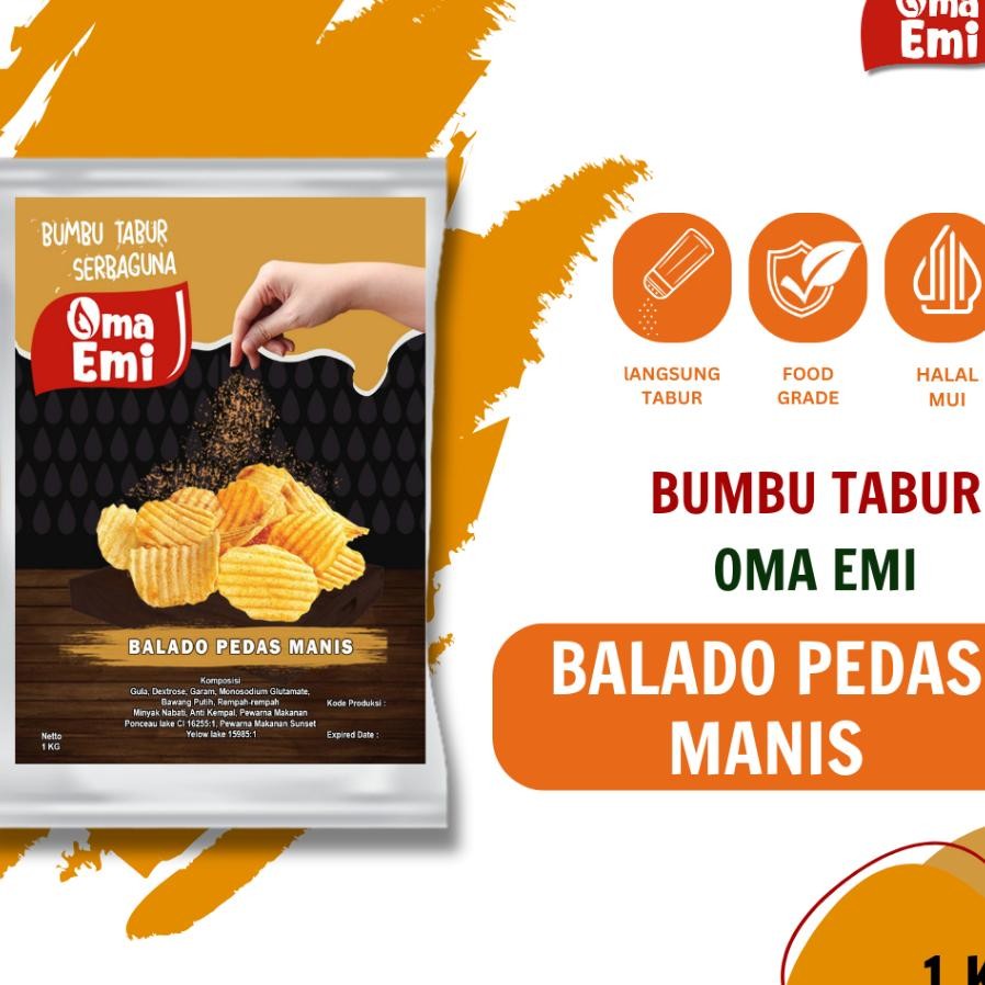 

Bumbu Tabur Balado Peda Mani 1 G