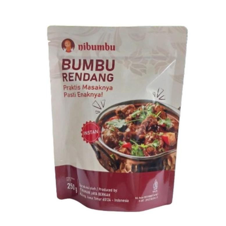 

Bumbu Rendang Instan nibumbu 250 g Tanpa menambahkan Santan n Kelapa sangrai lagi