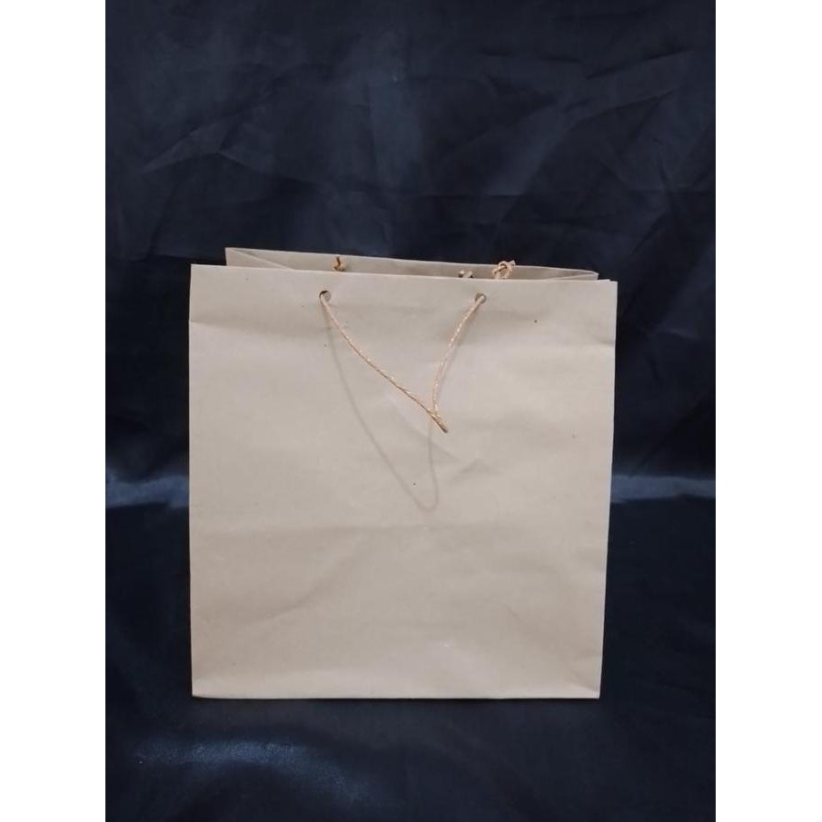 

Produk Terbaik] Paper Bag Coklat Tali 20 x 22 isi 20 pcs
