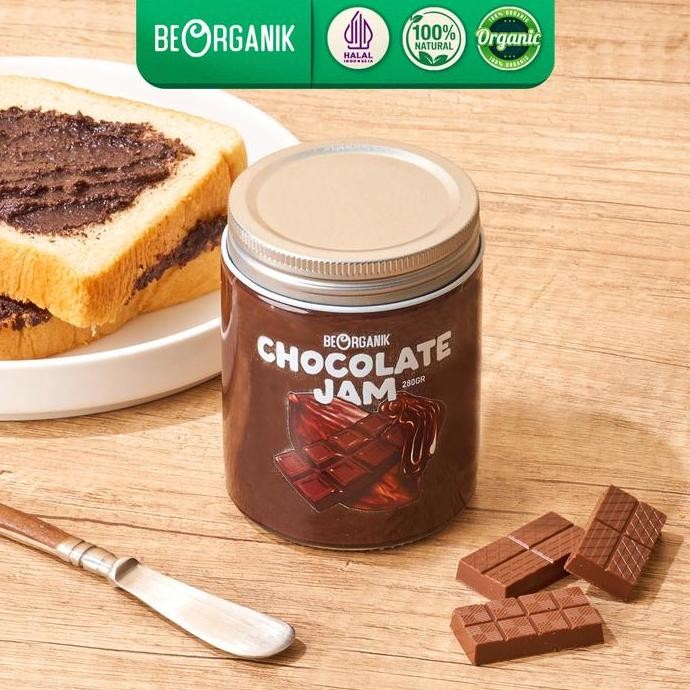 

PROMO BEORGANIK CHOCOLATE JAM / SELAI COKLAT 280GR WITH REAL COCOA NIBS, VEGAN TANPA PENGAWET COKELAT