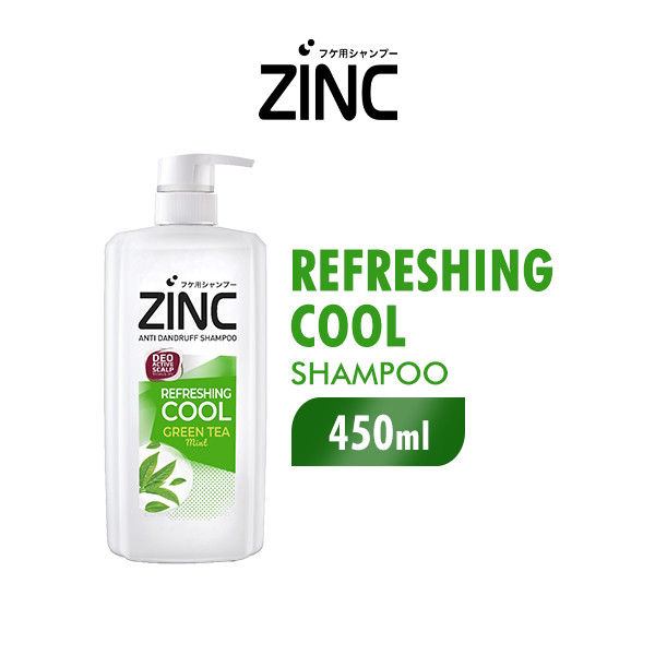 Zinc Shampoo Refreshing Cool Botol 450 ml