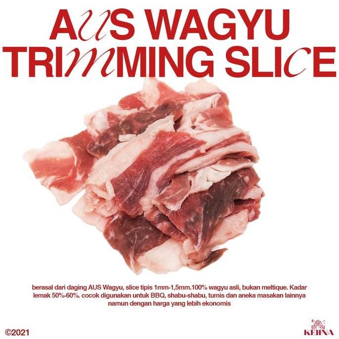 

HIW Daging Sapi Beef Aus Wagyu Trimming Slice