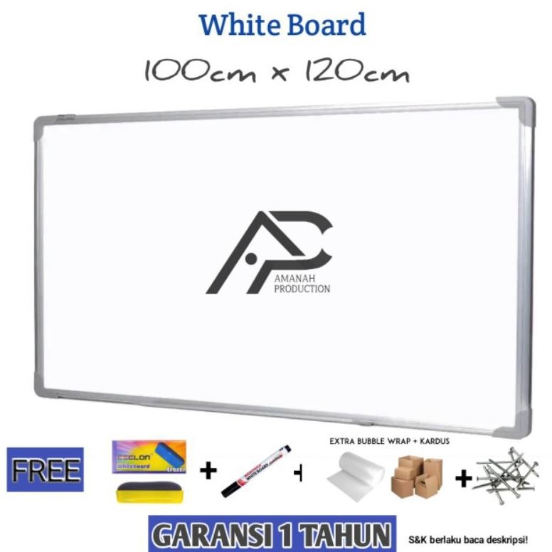 

READY PAPAN TULIS WHITEBOARD UK 100X120CM