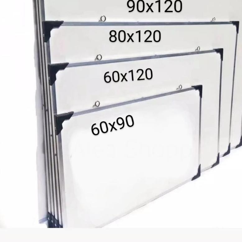 

READY PROMO PAPAN TULIS WHITEBOARD DINDING DARI UK 60*90, 60*120, 80*120, 90*120 BONUS SEPIDO DAN PENGHAPUS