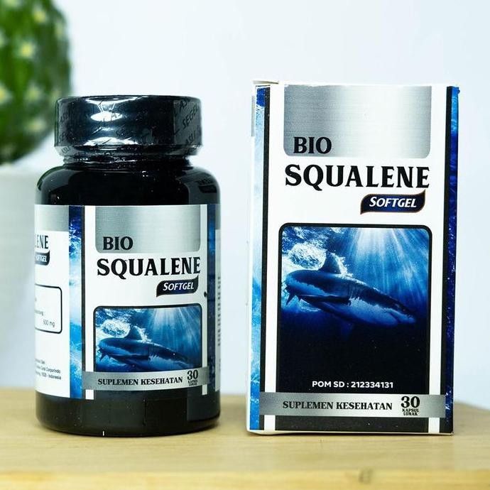 

Terlaris Paket Pengental Sprema Bio Squalene Omega 3 Vitamin Minyak Hati Ikan Hiu Fish Oil - 30 Softgel