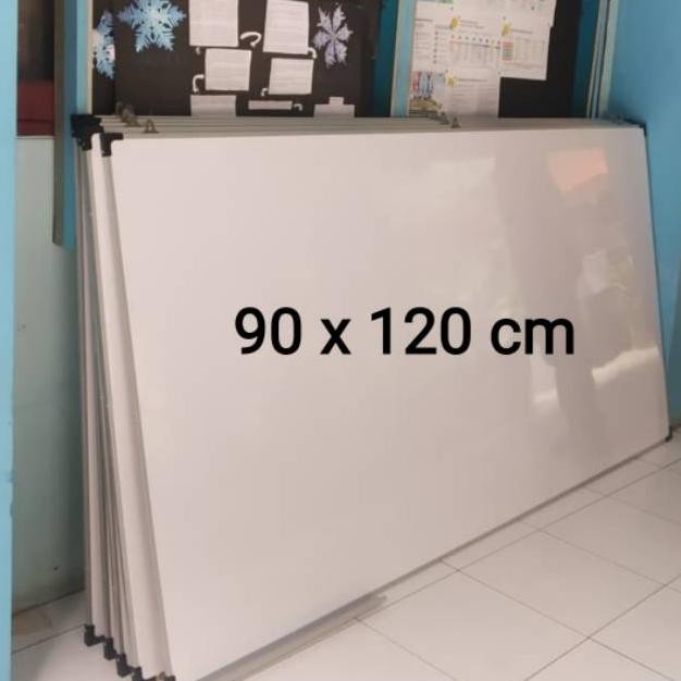 

READY WHITE BOARD 120 X 90 CM PAPAN TULIS 90 X 120 CM