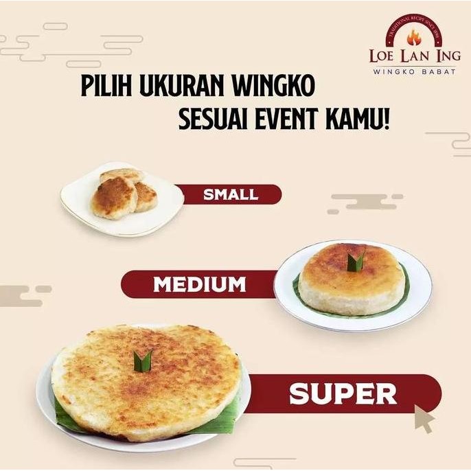 

HIW Loe Lan Ing Wingko Babat Medium