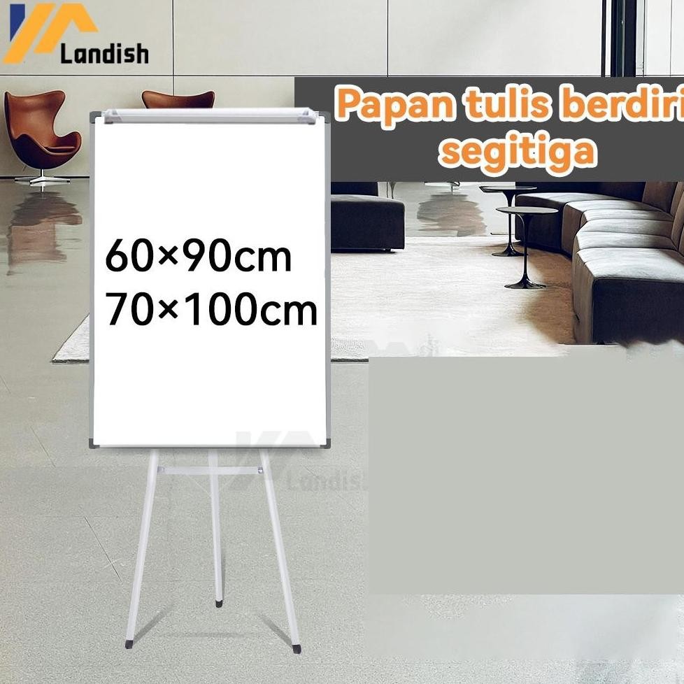 

Flip Chart/Flipchart/Papan Presentasi Magnet/White Board Standing 60x90 / 70x100 cm