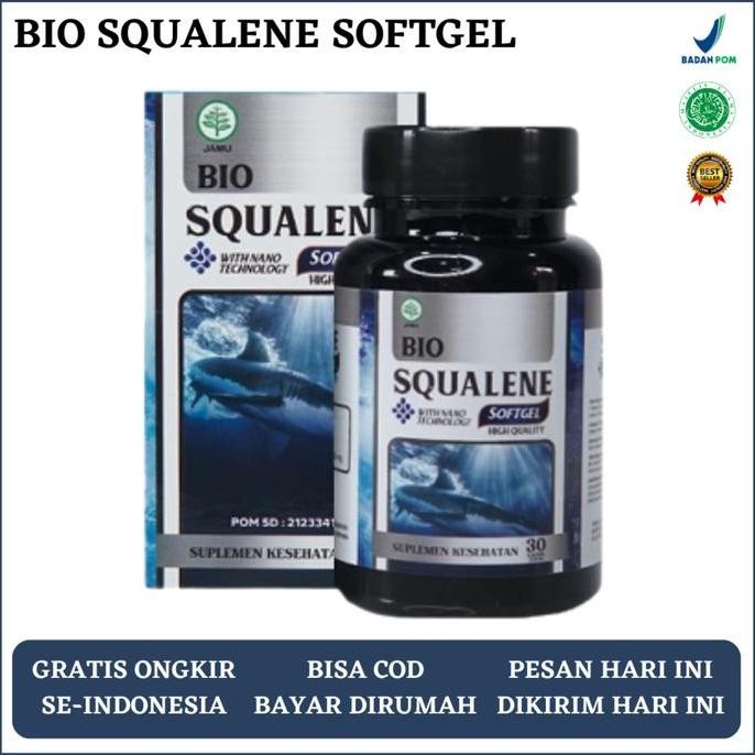 

Terlaris Bio Squalene Softgel Dari Minyak Hati Ikan Hiu, Vitamin Tubuh Menambah Sistem Kekebalan Kesehatan Jantung