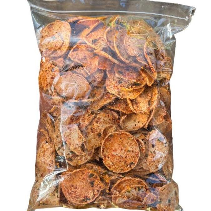 

HIW Keripik Basreng tipis pedas jeruk 1kg snack cemilan