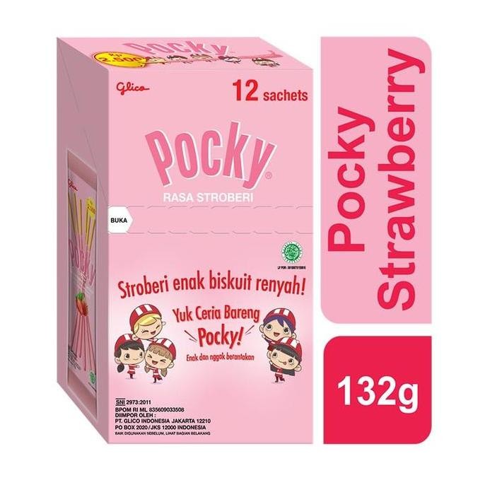 

HIW Pocky Strawberry Stick Biscuit [11 g/ 12 sachet]